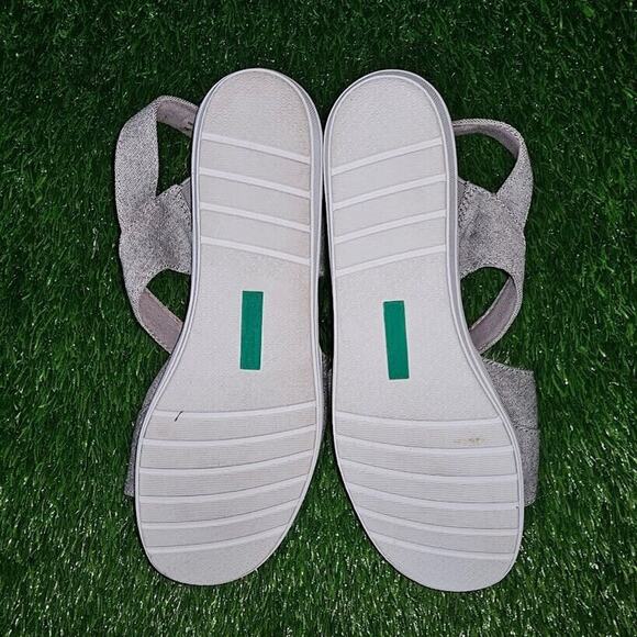 Grasshopper Sandals Womens 10 M Gray Ortholite Cush Insoles adjust heel strap - Picture 4 of 7